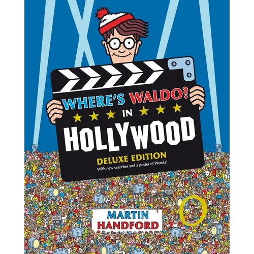 Where's Waldo? in Hollywood: Deluxe Edition with New Searches and Collectible Poster (a Hidden Object Activity Book with Search & Find Puzzles and Spo - Hardcover