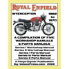 ROYAL ENFIELD 750cc INTERCEPTOR 1962 to 1970 WORKSHOP MANUALS & PARTS MANUALS COMPILATION - ALL MODELS - Paperback