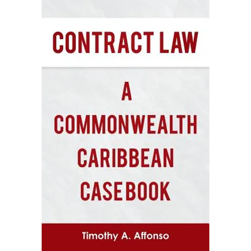 Contract Law a Commonwealth Caribbean Case Book - Paperback