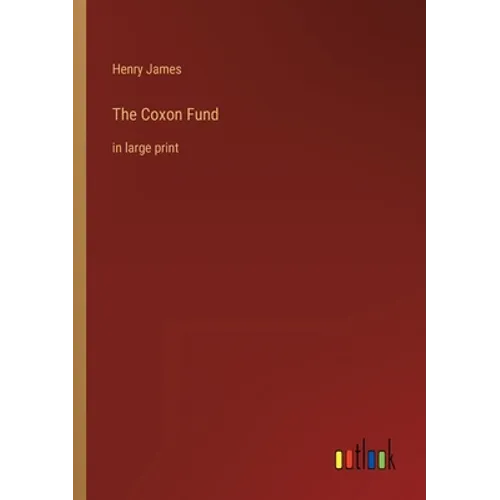 The Coxon Fund: in large print - Paperback