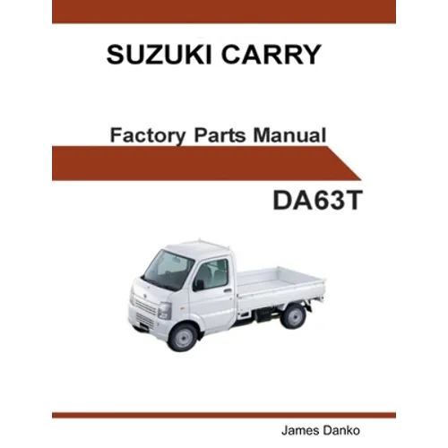 Suzuki Carry DA63T English Factory Parts Manual - Paperback
