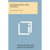Mathematics and Science: Last Essays (1913) - Paperback