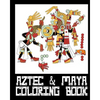 Aztec & Mayan Coloring Book - 26 Designs to Color in - Colouring Book: Only one design per page - Paperback