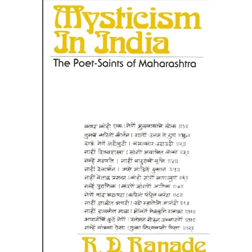 Mysticism in India: The Poet-Saints of Maharashtra - Paperback