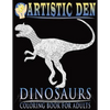 Dinosaurs Coloring Book For Adults (Floral Tangle Art Therapy: Volume 4) - Paperback