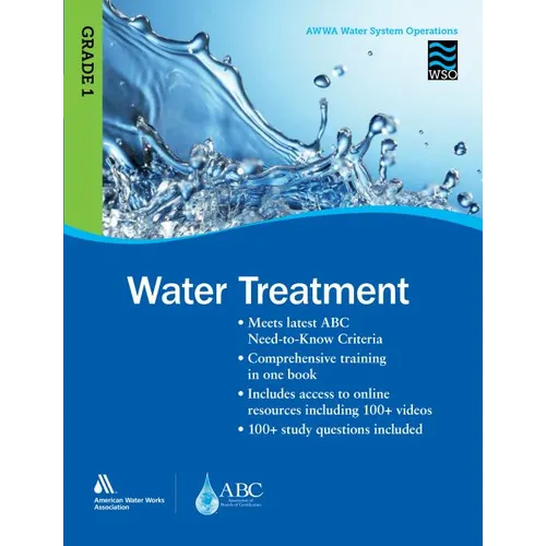 Water System Operations (Wso) Water Treatment, Grade I - Paperback