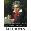 Ludwig Van Beethoven - Symphonies Nos. 1 to 9 in Full Score - Hardcover