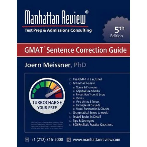 Manhattan Review GMAT Sentence Correction Guide [5th Edition] - Paperback
