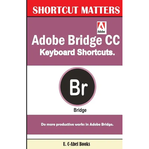 Adobe Bridge CC Keyboard Shortcuts - Paperback