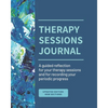 Therapy Sessions Journal (Black & White edition): A guided reflection for 6 months of therapy sessions and for recording your periodic progress - Paperback