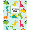 Sticker Book: Dinosaurs Themed Book for Kids Large Size 100 pages - Paperback