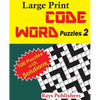 Large Print Code Word Puzzles 2 - Paperback