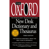 The Oxford New Desk Dictionary and Thesaurus - Mass Market Paperbound