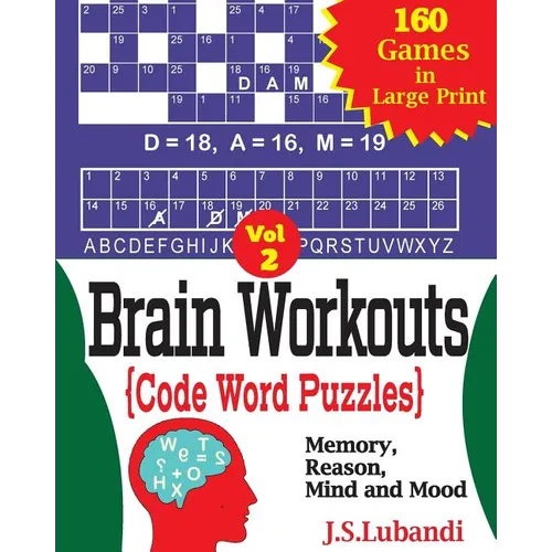 Brain Workouts (CODE WORD) Puzzles - Paperback