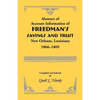 Abstract of Account Information of Freedman's Savings and Trust, New Orleans, Louisiana 1866-1869 - Paperback
