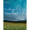 College Notebook: 100 Pages 8.5" X 11" Notebook College Ruled Line Paper - Paperback