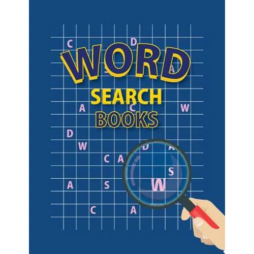 Word Search Books: 100 Word Search Puzzle Games, 8.5"x11" sized, 100 Pages - Paperback