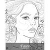 Faces Coloring Book for Grown-Ups 6 - Paperback