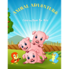 ANIMAL ADVENTURE - Coloring Book For Kids: 100 coloring pages for kids - Paperback