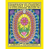 Fantasy Flowers Coloring Book No. 1: 24 Designs in Elaborate Oval Frames - Paperback