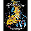 Tattoo Legend Coloring Book for Adults: Retro Design Coloring Pages for Stress Relieving - Paperback