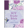 KJV Study Bible - Large Print [hummingbird Lilacs] - Hardcover