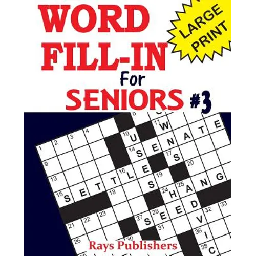 Word Fill-ins for Seniors 3 - Paperback