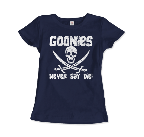 The Goonies Never Say Die Distressed Design T-Shirt