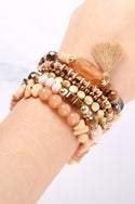 Boho Tassel Charm Bracelet