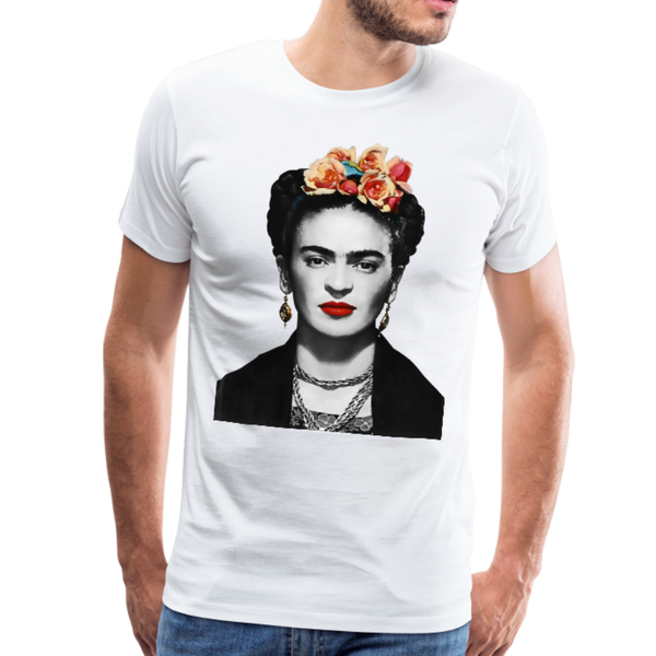 Frida Kahlo With Flowers Poster Artwork T-Shirt