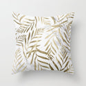 Hot Gold Throw Pillows