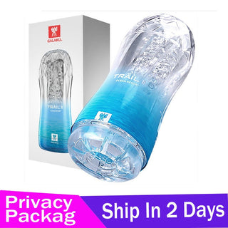 Male Masturbator Cup Soft Pussy Sex Toys Transparent Vagina Adult Endurance Exercise Sex Products Vacuum Pocket Cup for Men