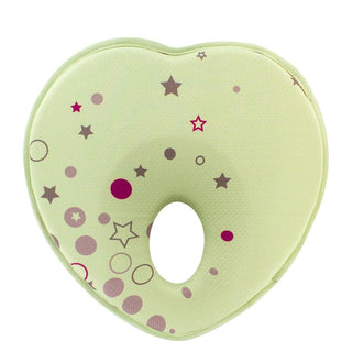 Buy green-heart Newborn Infant Anti Roll Pillow Flat Head Neck Prevent Infant Support