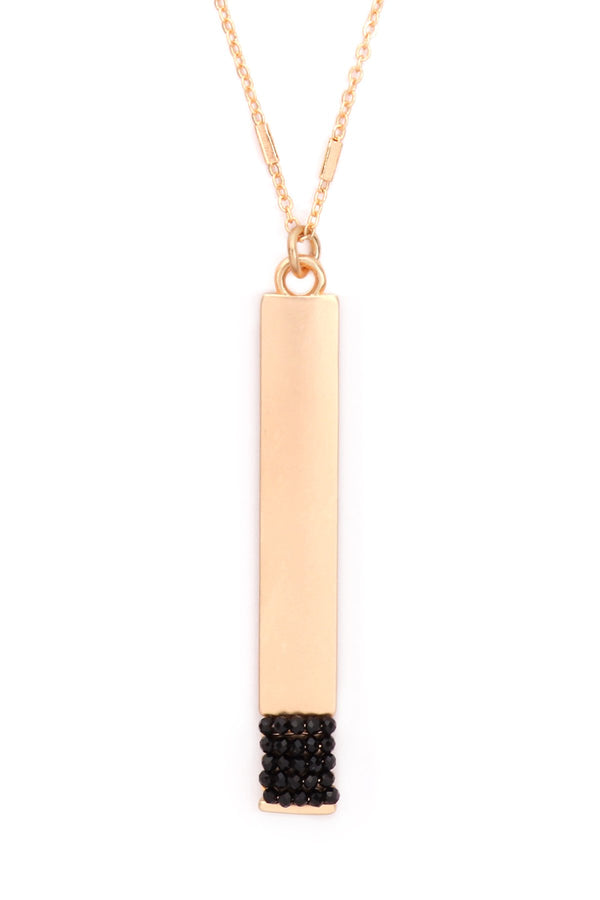 Bar Pendant Necklace