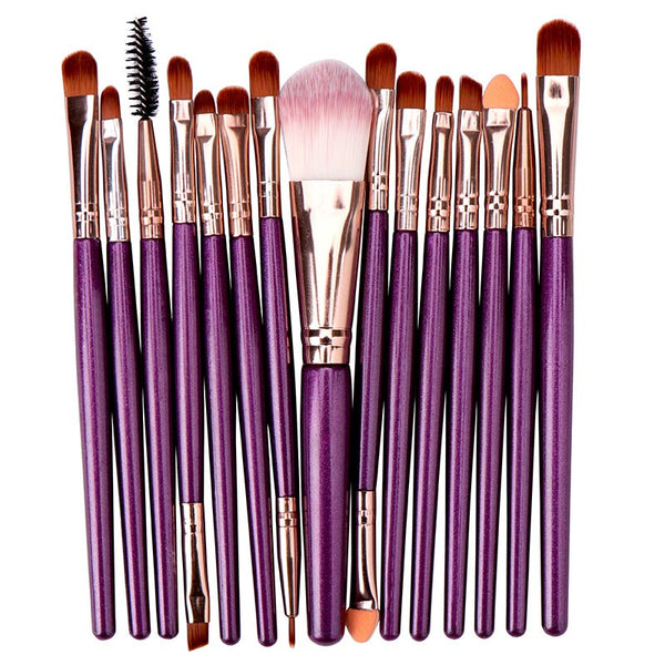 15PCs Makeup Brush Set Cosmetict Makeup for Face Make Up Tools Women Beauty  Professional Foundation Blush Eyeshadow Consealer