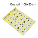 Beeswax Food Wrap Reusable Eco-Friendly Food Cover Sustainable Seal Tree Resin Plant Oils Storage Snack Wraps