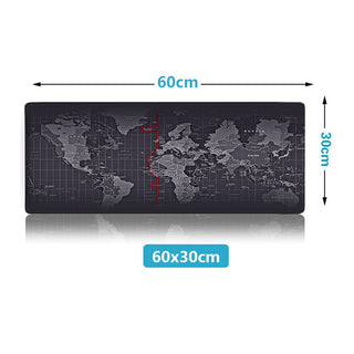 Buy 60x30cm-world Extra Large Gaming Mouse Pad Gamer Computer Big Mouse Mat Locking Edge Speed Mousepad Keyboard Desk Mat Anti-Slip Natural Rubber