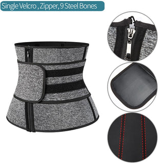 Buy 9-bones-grey-5 Men Waist Trainer Abdomen Slimming Body Shaper