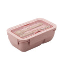 850ml Wheat Straw Lunch Box Healthy Material Bento Boxes