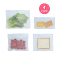 Food Storage Bag Reusable Freezer Bag PEVA Ziplock Silicone Bag Leakproof Top Kitchen Organizer