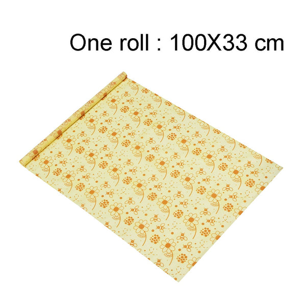 Beeswax Food Wrap Reusable Eco-Friendly Food Cover Sustainable Seal Tree Resin Plant Oils Storage Snack Wraps