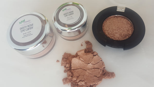 Mineral Eye Makeup | Dusty Rose | Raw Beauty Minerals