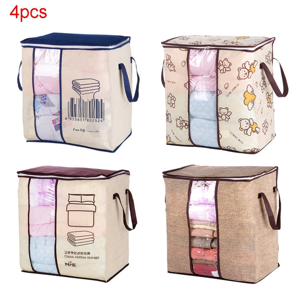 Non-Woven Portable Clothes Storage Bag