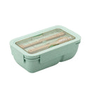 850ml Wheat Straw Lunch Box Healthy Material Bento Boxes