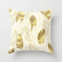 Hot Gold Throw Pillows