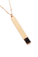 Bar Pendant Necklace