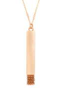 Bar Pendant Necklace