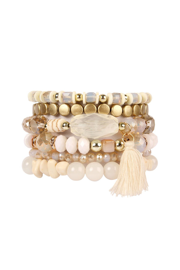 Boho Tassel Charm Bracelet