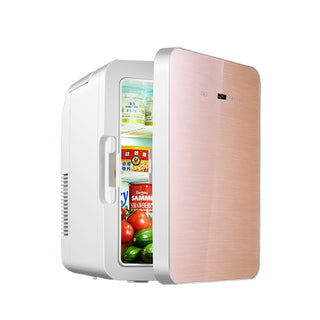 12L Portable Mini Refrigerator Student Dormitory Heating and Cooling Cosmetics Car Home Dual-Use Refrigeration and Preservation