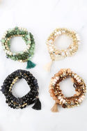 Boho Tassel Charm Bracelet
